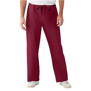 Scrub Pant 3 Pockets Medium Wine Unisex Ea