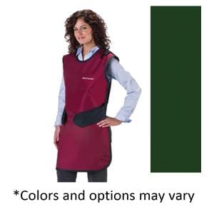 Easy Wrap X-Ray Apron X-Large Adult Hunter Green With Collar Ea