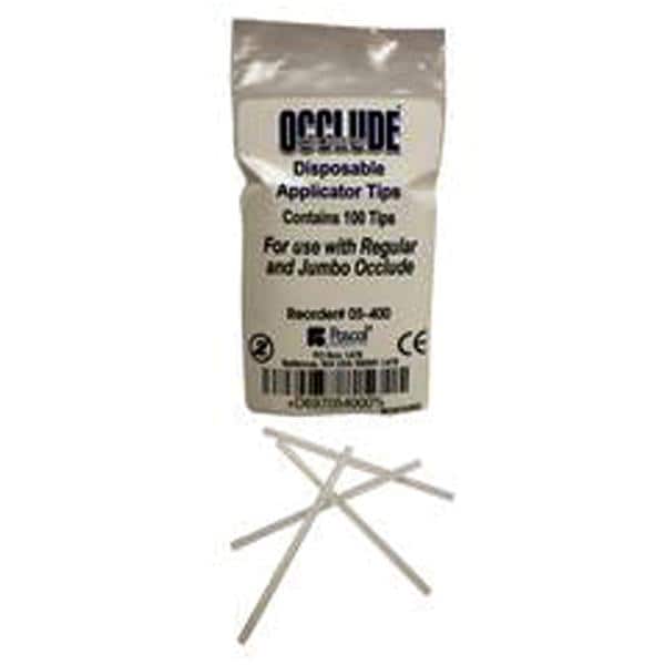 Occlude Applicator Tips Disposable 100/Bx