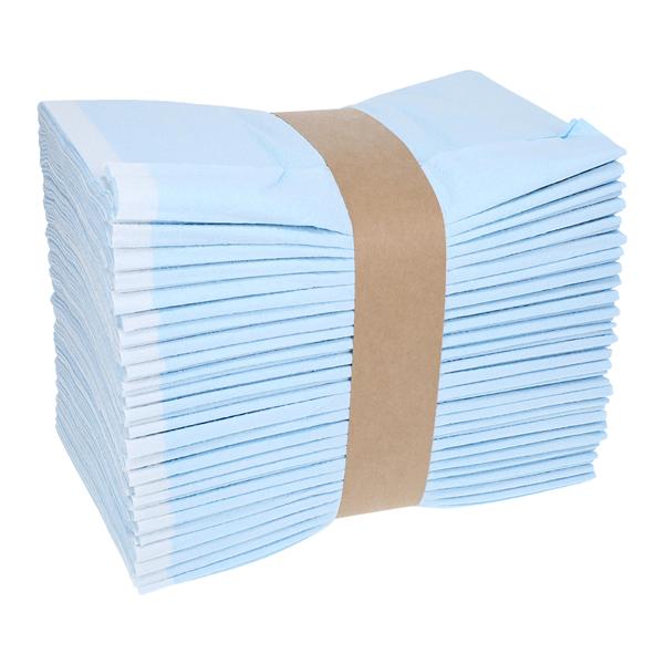 Fanfold Drape Sheet 40 in x 48 in Blue Disposable 50/Ca