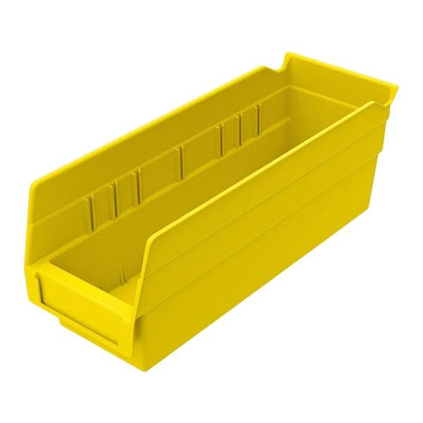 Akro-Mils Grease/Oil Resistant Shelf Bin Yellow Ea