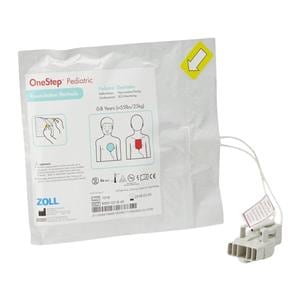 OneStep Resuscitation Electrode Pediatric/< 55lb/< 8 year New Solid Gel Ea