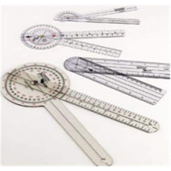 ROM Goniometer Inches/Centimeters 6.75" 0-180 Degree Range