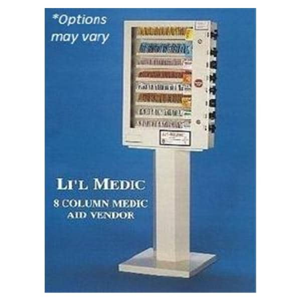 Li'l Medic Medical Dispenser Metal/Plastic Opaque/Tan