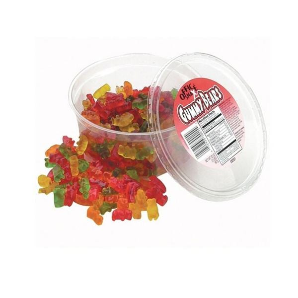 Office Snax Gummy Bears 32 Oz Tub Ea