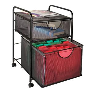 Innovative Storage Designs Mesh Hanging File And Storage Cart Ea