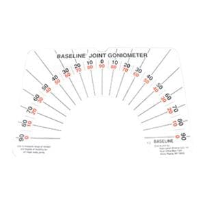 Baseline Arthrodial Protractor/Goniometer Large Joint 0-180 Degree Range