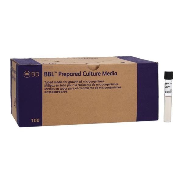 BBL Prepared Media Thioglycollate 8mL Size K Tube 100/Bx