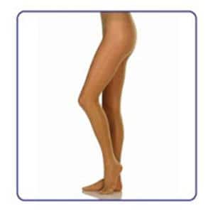 UltraSheer Compression Pantyhose Waist High Small Natural