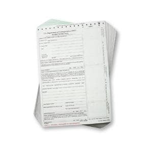 DOT Breath Alcohol Testing Form 100/Pk