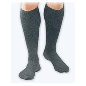 Activa Compression Dress Socks Knee High Medium Men Men 7.5-10 Pinstripe Black