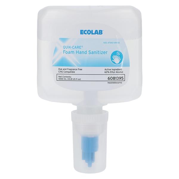 Quik-Care Foam Sanitizer 1000 mL Refill 8/Ca