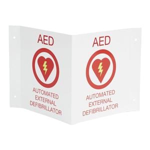 Signs AED Wall 8.5x11 2 Parts Ea Ea