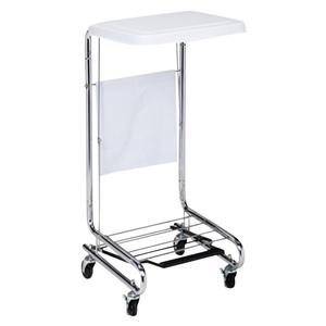 Laundry Square Chrome Plated Steel Hamper 18