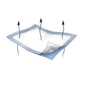 Wings Incontinence Underpad Unisex 30x36" Maximum Light Blue 10x6/Ca