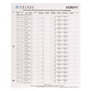 Verify Record Card White With 3 Hole Punch 100/Bx