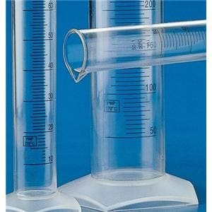 Graduated Cylinder PMP Clear 25mL Ea