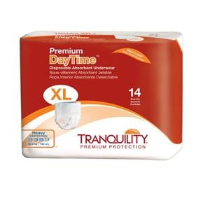 Tranquility Incontinence Underwear Unisex 48-66 Dytm White Odor Reduction 56/Ca