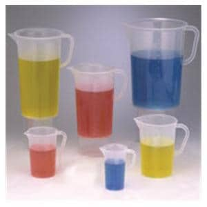 Graduated Pitcher Polypropylene Translucent Reusable