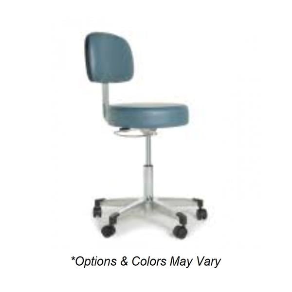 Exam Stool Gray 350lb Capacity