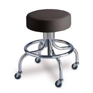 Classic Chrome Series Exam Stool Black 250lb Capacity