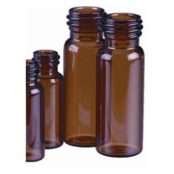 Sample Vial Borosilicate Glass Amber 12mL 200/Pk