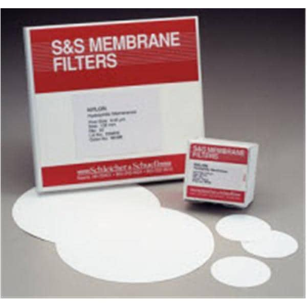 Filter Nylon Hydrophilic White 47mm Diameter 100/Pk