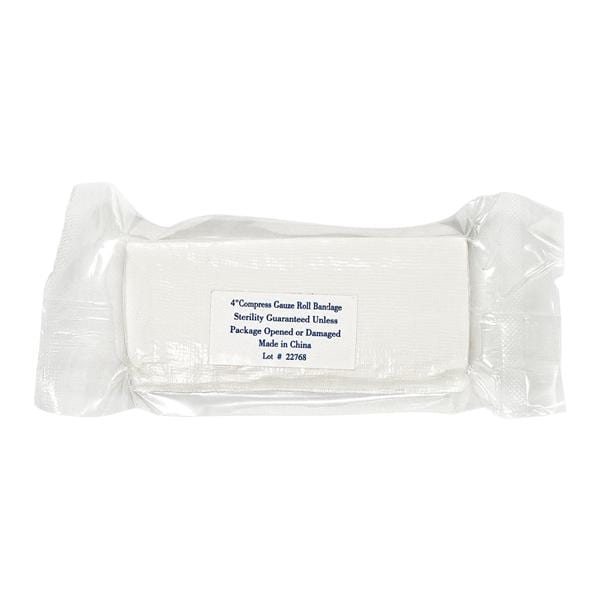 Compression Bandage 100% Cotton Gauze 4"x6yd Sterile 700/Ca