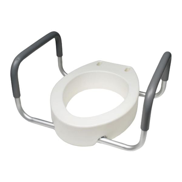 Lumex Deluxe Riser Toilet Seat 300lb Capacity Adult Elongated