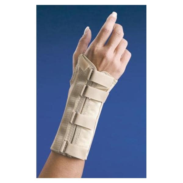 Soft Form Elegant Splint Support Wrist Size Large Lycra 6" Left