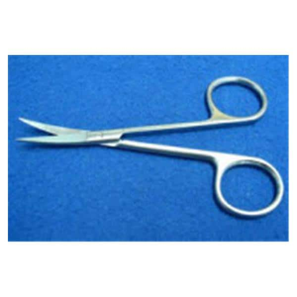 Iris Dissecting Scissors Curved 4-3/8" Stainless Steel Non-Sterile Reusable Ea