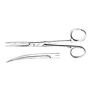 Deaver Operating Scissors Curved 5-1/2" Stainless Steel Ea