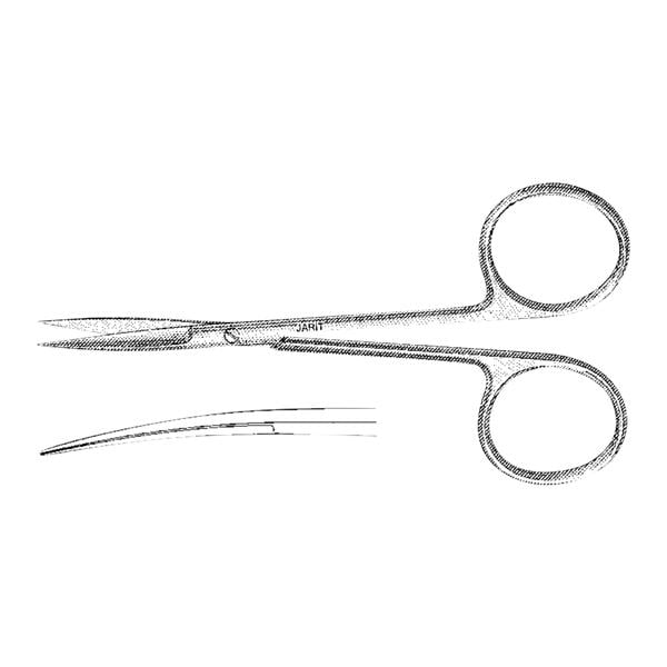 Iris Scissors Curved 4-1/8" Swedish Steel Ea