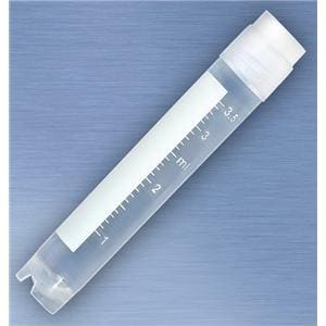 CryoClear Cryogenic Vial Polypropylene 4mL Attached Screw Cap 500/Ca