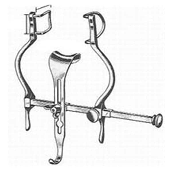 Balfour Retractor 3-1/2" Stainless Steel Ea