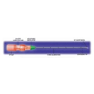 Chiba Needle 22g 2-3/8