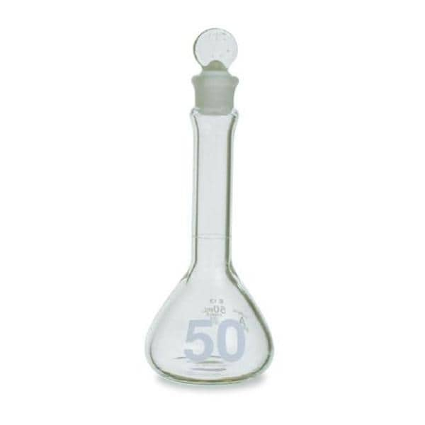 Kimax Volumetric Flask Glass 100mL Class A Ea