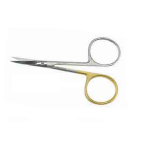 Iris Surgical Scissors Curved 4" Stainless Steel Sterile Disposable 20/Ca