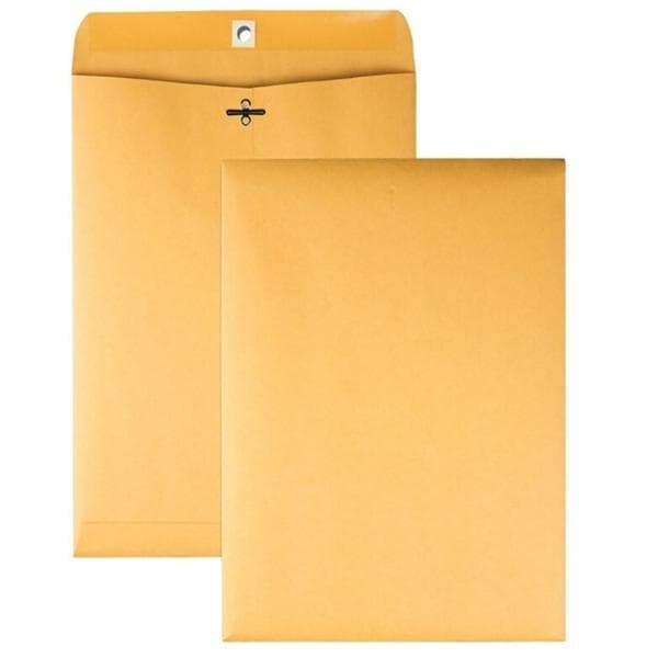 Envelope Clasp #90 9 in x 12 in 28 lb Kraft 100/Box 100/Bx