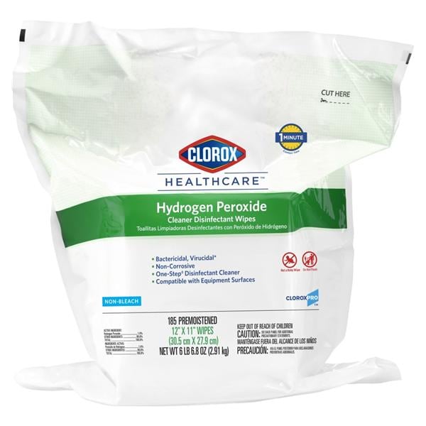 Clorox Healthcare Surface Wipe Disinfectant Refill Pack 2x185/Ca