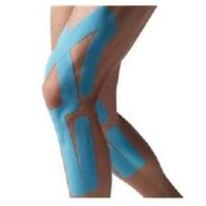 SpiderTech Kinesiology Tape 100% Cotton/Poly Acrylic Pre Cut Beige NS 5/Bx