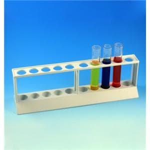 Test Tube Rack 16-17mm 10 Place White Ea