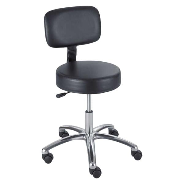 Laboratory Stool Black 250lb Capacity