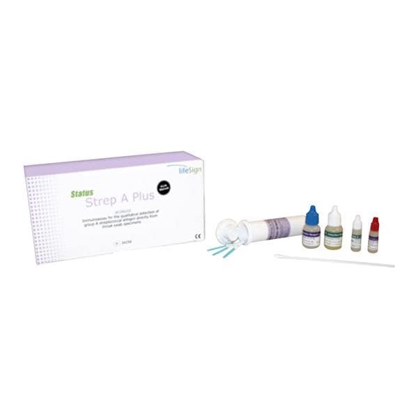 Status Strep A+ Test Kit CLIA Waived 50/Bx