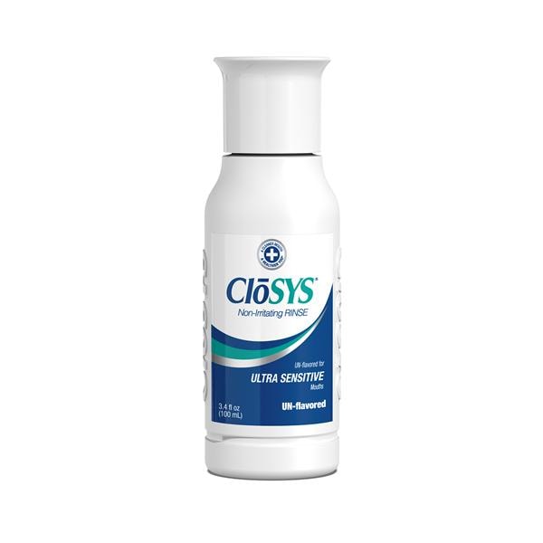 CloSYS Finishing Original Unflavored Oral Rinse 3.4 oz 48/Ca