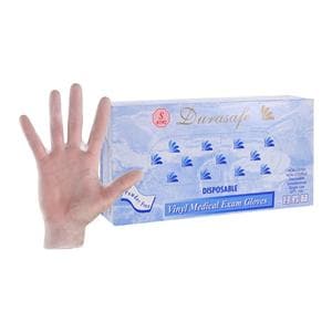 Durasafe Vinyl Exam Gloves Small White Non-Sterile
