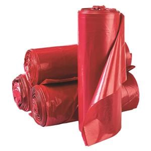 Biohazard Bag 1-3/10mil 30x36" Red/Black Star Seal LDPE 20x10/Ca