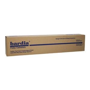 Bardia Catheter Foley 14Fr 5cc Md Tp Silicone Elastomer Coated 2-Way 16" 12/Ca