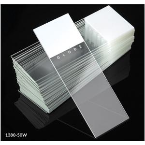 Diamond Frosted Microscope Slide 25x75mm White 1440/Ca