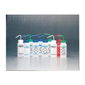 SP Scienceware Wide Mouth Wash Bottle LDPE Clear 500mL 6/Pk